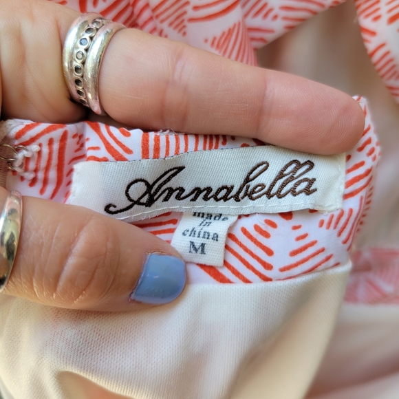 ANNABELLA Peekaboo Back Sundress Red Orange - Picture 13 of 13